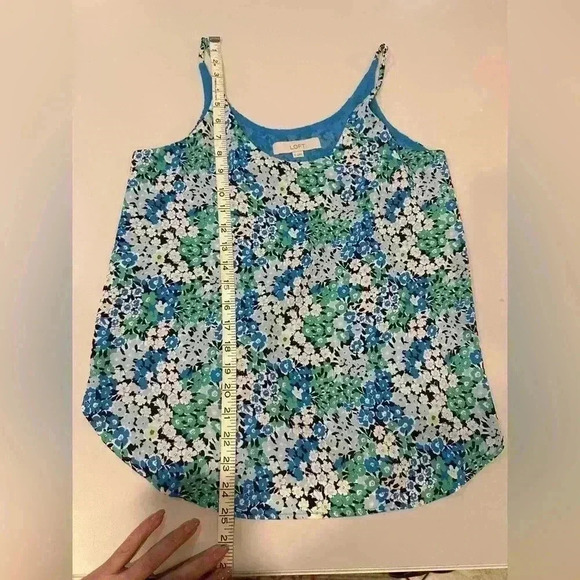 Loft Floral Lined Tank Size XS - Picture 4 of 6